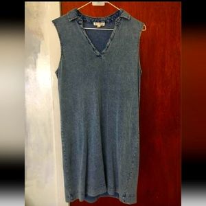 Denim sleeveless Dress
